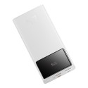 Калъф-Baseus - Power Bank Star-Lord (PPXJ100002) - 2x USB, Type-C, Micro-USB, 22.5W, 10000mAh, Cable Type-C, 3A, 30cm - White
