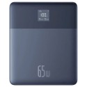Външна батерия  Baseus- Power Bank Blade (P10063801323-00) - 2x Type-C, 65W, 12000mAh, Digital Display, with Cable USB-C - Blue