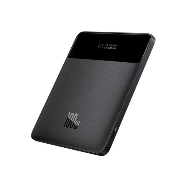 Външна батерия Baseus - Power Bank Blade (PPDGL-01) - 2xUSB, 2xUSB-C, Fast Charge, 20000mAh, 100W - Black