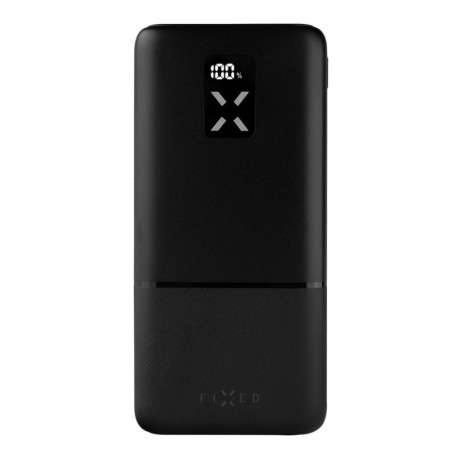 Външна батерия Fixed - Power Bank Zen 20 (FIXZEN-20-BK) - 2x USB, Type-C, 20W, 20000mAh, with LCD Display - Black