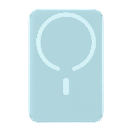 Калъф- Baseus - Power Bank Magnetic Mini (PPCX110103) - USB-C, MagSafe, 10000mAh, 20W, with Cable Type-C, 3A, 30cm - Bleu