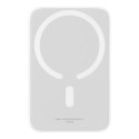Външна батерия  Baseus - Power Bank Magnetic Mini Air (P10059002223-00) - USB-C, MagSafe, 6000mAh, 20W - White