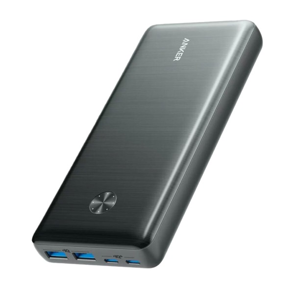 Калъф- Anker - Power Bank PowerCore III Elite (A1291H11) - 2x Type-C, 2x USB, 25600mAh, 87W - Black
