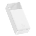 Външна батерия Baseus - Power Bank Bipow (PPBD050202) - Micro-USB 30000mAh 15W + Cable Micro-USB 0.25m - White