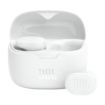 Bluetooth Слушалки JBL - Wireless Earbuds (Tune Buds) - Bluetooth 5.3, True Wireless, Microphone, Noise Cancelling, IP54 - White