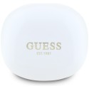Bluetooth Слушалки Guess - Wireless Earbuds Flat Classic Logo Electroplated  Bluetooth 5.4, TWS, Microphone, 300mAh - White
