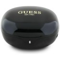 Bluetooth Слушалки Guess - Wireless Earbuds Flat Classic Logo Electroplated  Bluetooth 5.4, TWS, Microphone, 300mAh - Black