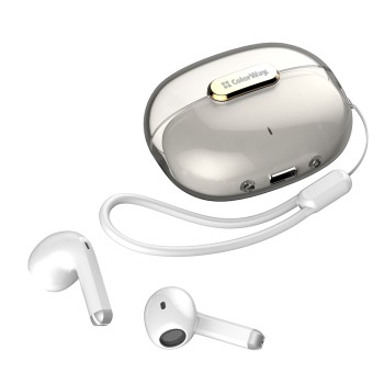 Bluetooth Слушалки ColorWay -  Bluetooth 5.3, 300mAh, IPX4 - White