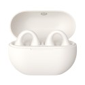 Bluetooth Слушалки Baseus - Wireless Earbuds Bass 15 Clip ENC, Bluetooth 5.4, Open-ear, USB-C - Stellar White