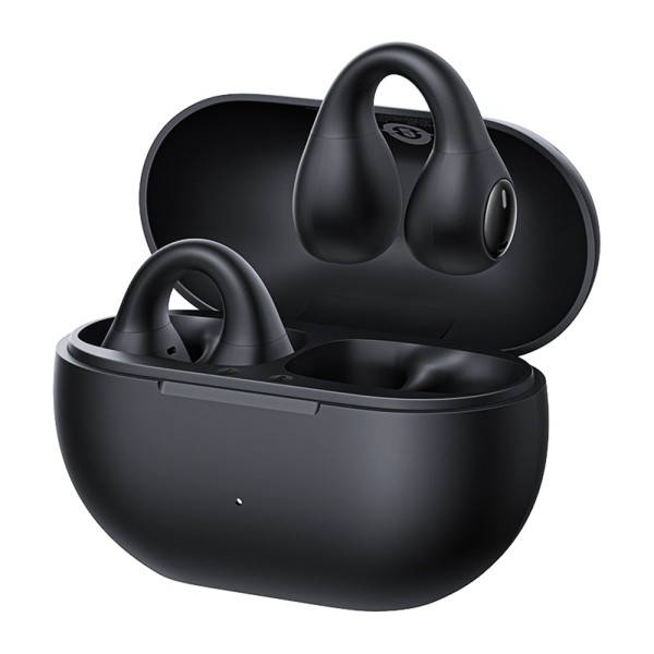 Bluetooth Слушалки Baseus - Wireless Earbuds Bass 15 Clip  Bluetooth 5.4, Open-ear, USB-C - Cluster Black