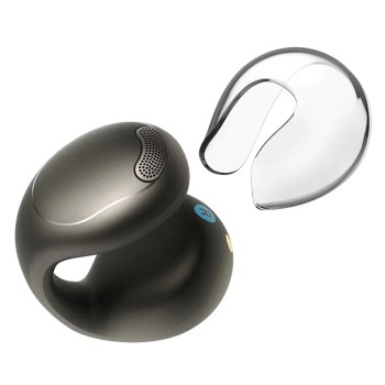 Bluetooth Слушалки Anker - Wireless Earbuds SoundCore C40i Bluetooth 5.4, with Microphone, Open-Ear, Multipoint, Clip-On - Black