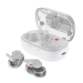 Bluetooth Слушалки Acefast - Wireless Earbuds Acefit Neo  Bluetooth 5.3, Call Noise Reduction, Bass Effect, 550mAh - White