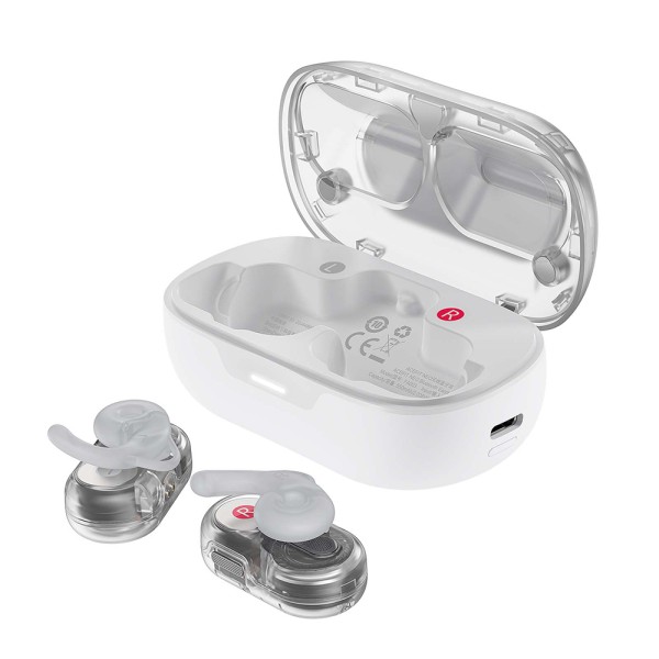 Bluetooth Слушалки Acefast - Wireless Earbuds Acefit Neo  Bluetooth 5.3, Call Noise Reduction, Bass Effect, 550mAh - White