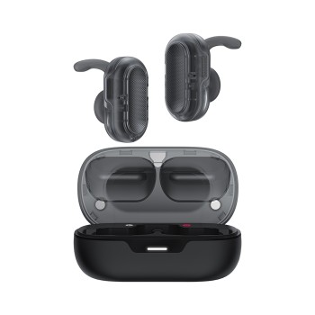 Bluetooth Слушалки Acefast - Wireless Earbuds Acefit Neo IPX4, Bluetooth 5.3, Call Noise Reduction, Bass Effect, 500mAh - Black