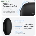 Bluetooth Слушалки Acefast - Wireless Earbuds (FA002) - for Sports, Bluetooth V5.3, IP54, 500mAh - White