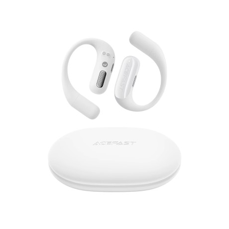 Bluetooth Слушалки Acefast - Wireless Earbuds (FA002) - for Sports, Bluetooth V5.3, IP54, 500mAh - White