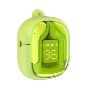 Bluetooth Слушалки Acefast - Wireless Earbuds Bluetooth 5.3, ENC, Fast Charging, LED Digital Display, 500mAh - Youth Green