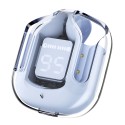 Bluetooth Слушалки Acefast - Wireless Earbuds  Bluetooth 5.3, ENC, Fast Charging, LED Digital Display, 500mAh - Ice Blue
