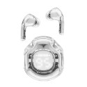 Bluetooth Слушалки Acefast - Wireless Earbuds  Bluetooth 5.3, AI Call Noise Reduction, Digital Display, 480mAh - White Moon