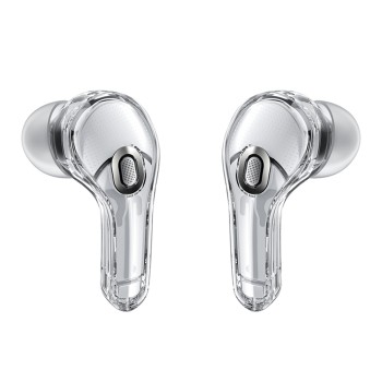 Bluetooth Слушалки Acefast - Wireless Earbuds  Bluetooth 5.3, AI Call Noise Reduction, Digital Display, 480mAh - White Moon