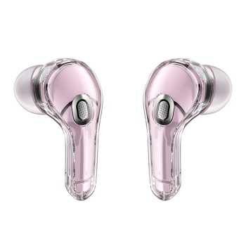 Bluetooth Слушалки Acefast - Wireless Earbuds IPX4, Bluetooth 5.3, AI Call Noise Reduction, Digital Display, 480mAh - Lotus Pink