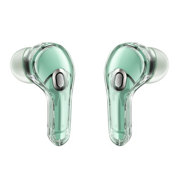 Bluetooth Слушалки Acefast - Wireless Earbuds  Bluetooth 5.3, AI Call Noise Reduction, Digital Display, 480mAh - Mint Green
