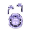 Bluetooth Слушалки Acefast - Wireless Earbuds  Bluetooth 5.3, AI Call Noise Reduction, Digital Display, 480mAh - Purple