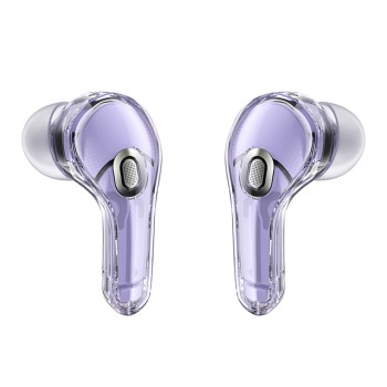 Bluetooth Слушалки Acefast - Wireless Earbuds  Bluetooth 5.3, AI Call Noise Reduction, Digital Display, 480mAh - Purple
