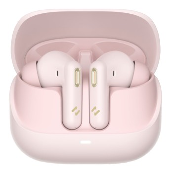 Bluetooth Слушалки Havit - Wireless Earbuds Bluetooth 5.3, with Microphone, TWS, ANC, Type-C, 300mAh - Pink