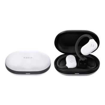 Bluetooth Слушалки Havit - Wireless Earbuds  Bluetooth 5.4, TWS, ENC, IPX5, USB-C, 1000mAh, Havit Life App - Grey