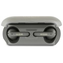 Bluetooth Слушалки Guess - Wireless Earbuds Elongated Metallic Printed Logo , Bluetooth 5.3, TWS, IPX6, USB-C - Grey