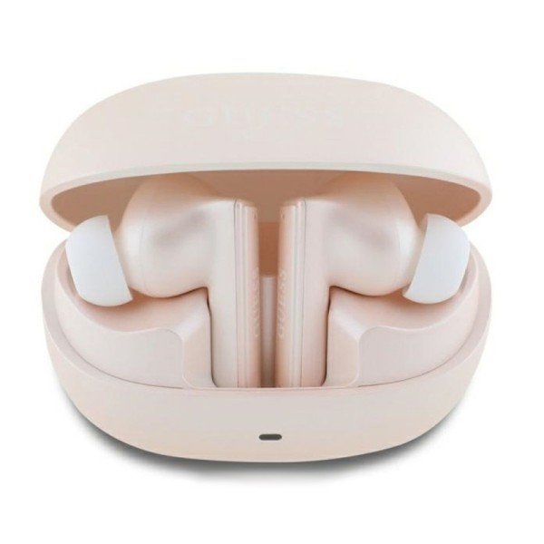 Bluetooth Слушалки  Guess - Wireless Earbuds Capsule Printed Logo  - In-Ear, Bluetooth, TWS - Pink