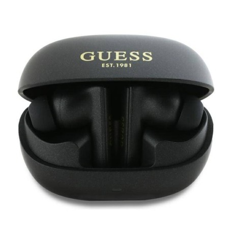 Bluetooth Слушалки  Guess - Wireless Earbuds Capsule Printed Logo  In-Ear, Bluetooth, TWS - Black
