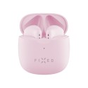 Bluetooth Слушалки  Fixed - Wireless Earbuds True Wireless, Bluetooth V5.3, Touch Control - Pink