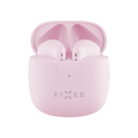 Bluetooth Слушалки  Fixed - Wireless Earbuds True Wireless, Bluetooth V5.3, Touch Control - Pink