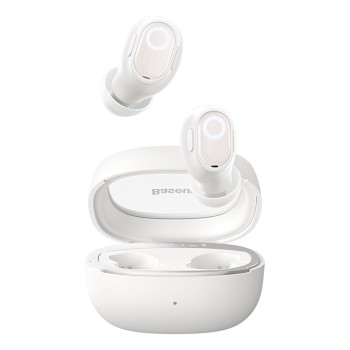 Bluetooth Слушалки  Baseus - Wireless Earbuds WM02+ - True Wireless Stereo, Bluetooth V5.3, Smart Display - Creamy White