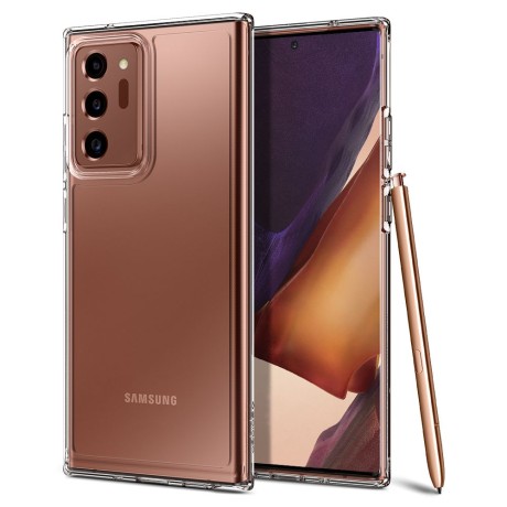 Spigen Ultra Hybrid хибриден кейс с най-висока степен на защита за Samsung Galaxy Note 20 Ultra, Crystal Clear