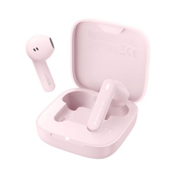 Bluetooth Слушалки Baseus - Wireless Earbuds Bowie E16- Bluetooth 5.3, True Wireless, Touch Control, Waterproof - Pink