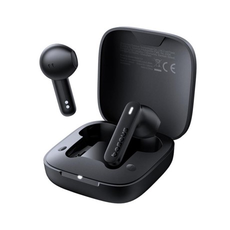 Bluetooth Слушалки Baseus - Wireless Earbuds Bowie E16- Bluetooth 5.3, True Wireless, Touch Control, Waterproof - Black