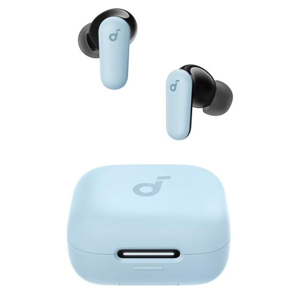 Bluetooth Слушалки Anker - Wireless Earbuds SoundCore P30i  - TWS, Noise Cancelling, Bluetooth 5.4, Touch Control, IP54 - Blue