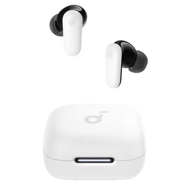 Bluetooth Слушалки Anker - Wireless Earbuds SoundCore P30i - TWS, Noise Cancelling, Bluetooth 5.4, Touch Control, IP54 - White