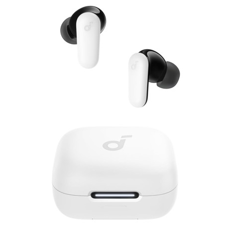 Bluetooth Слушалки Anker - Wireless Earbuds SoundCore P30i - TWS, Noise Cancelling, Bluetooth 5.4, Touch Control, IP54 - White