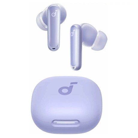 Bluetooth Слушалки Anker - Wireless Earbuds SoundCore P40i- TWS, Noise Cancelling, Bluetooth 5.2, Touch Control - Purple