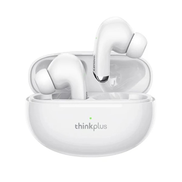 Lenovo - Wireless Earbuds ThinkPlus (LP5) - True Wireless Stereo, Bluetooth V5.2, Noise Reduction - White
