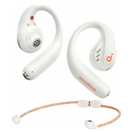 Bluetooth Слушалки Anker - Wireless Earbuds SoundCore AeroFit Pro- for Sport, Bluetooth, Waterproof - White