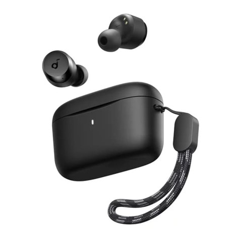 Bluetooth Слушалки Anker - Wireless Earbuds A25i- TWS, Bluetooth 5.3, Touch Control with Charging Case, IPX5 - Black