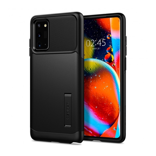 Spigen Slim Armor хибриден кейс с най-висока степен на защита за Samsung Galaxy Note 20, Black