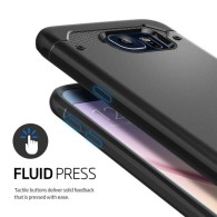 Spigen Rugged Armor удароустойчив силиконов (TPU) калъф за Samsung Galaxy S6, Black