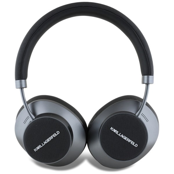 Безжични Слушалки Karl Lagerfeld - Wireless Headphones Saffiano Elongated Over-Ear Headset, ANC, Bluetooth, Type-C - Black