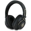 Безжични Слушалки Guess - Wireless Headphones 4G Metal Logo- Bluetooth 5.3, ENC, USB-C, Eco-Leather, On-ear, 300mAh - Black
